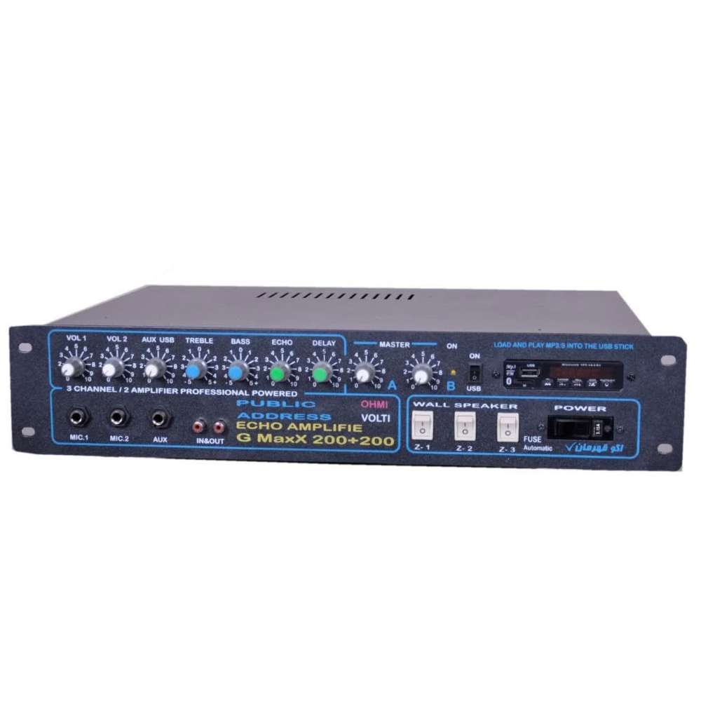 اکوآمپلی فایر رومیزی GMAX200+200